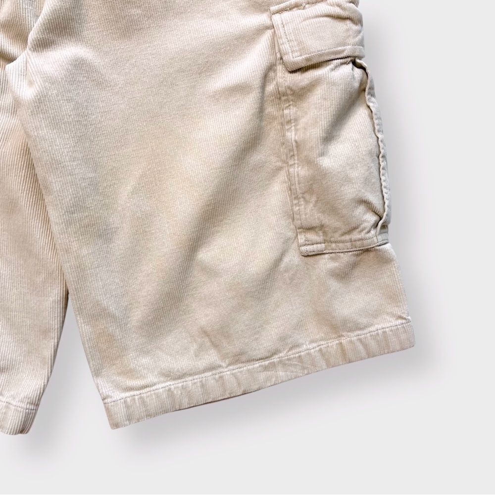 Vtg 90s Y2K Unionbay Corduroy Cargo Shorts, Skater Grunge 30 Skate Long 6 Pocket - Picture 5 of 6